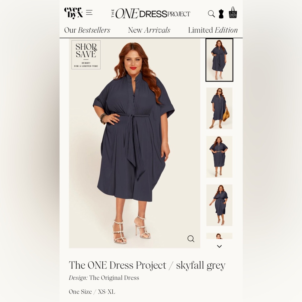 Ever By X The One Dress Project Skyfall Grey Petite